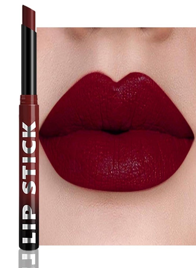 QIDSTERS Matte Lipstick Crayon for Women, Cherry Red Lip Stick Pencil 24 Hour Long Lasting Waterproof, Non-Drying Hydrating Formula Lip Gloss Makeup, Vegan & Cruelty-Free, 07 - Image 1